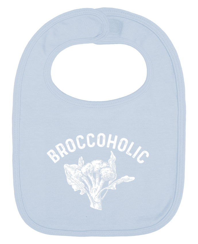 Bavoir bébé uni Broccoholic par Bichette