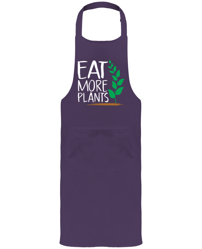 Garden or Sommelier Apron with Pocket Eat more plants by Bichette