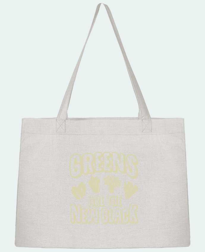 Shopping tote bag Stanley Stella Greens are the new black by Bichette