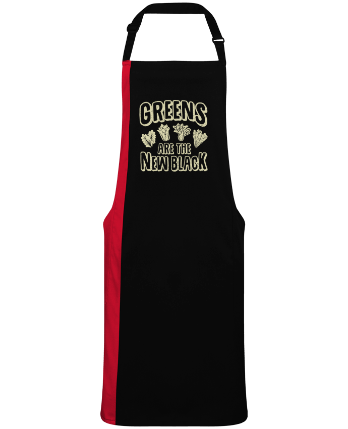 Tablier bicolore Greens are the new black par  Bichette