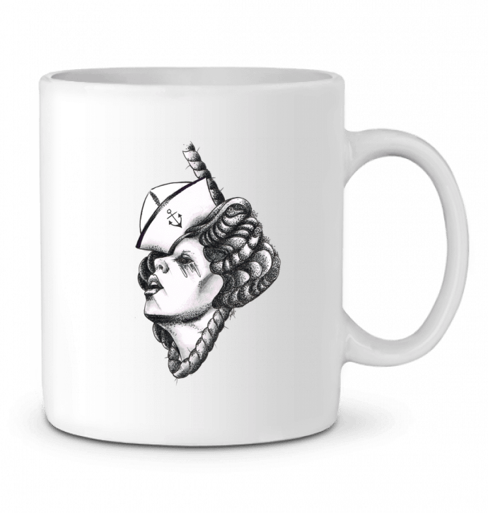 Ceramic Mug Femme capitaine by david