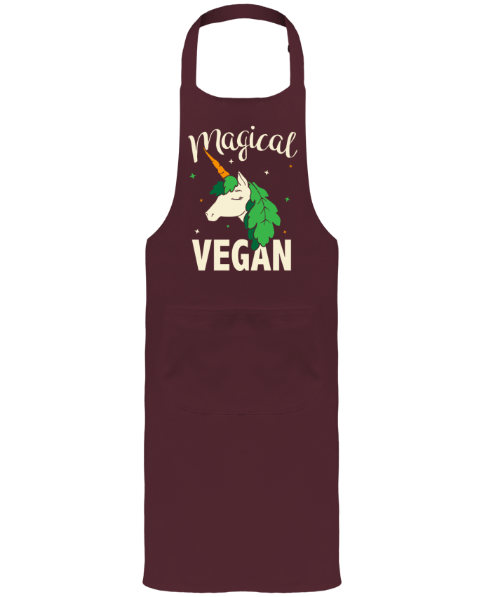 Tablier avec poches Magical vegan par Bichette