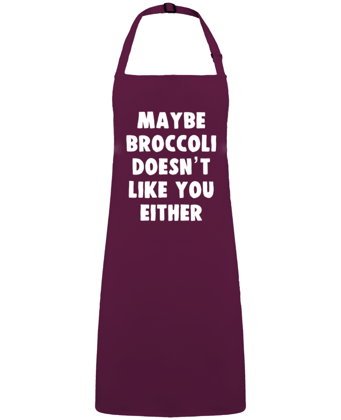 Apron no Pocket Maybe broccoli doesn't like you either by  Bichette