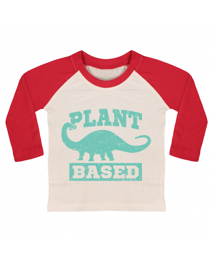 Camiseta Bebé Béisbol Manga Larga Plant based por Bichette