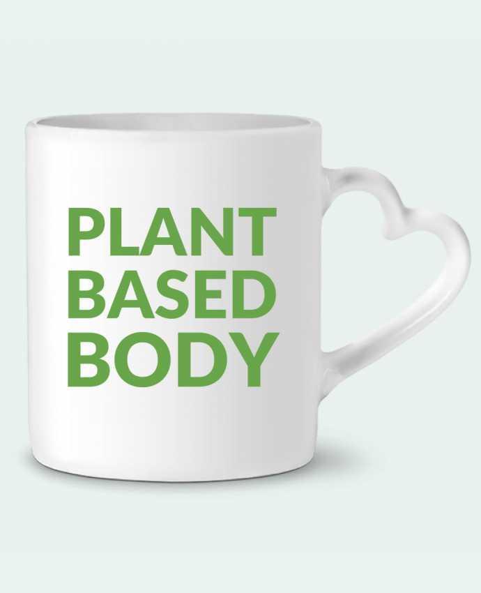 Mug coeur Plant based body par Bichette