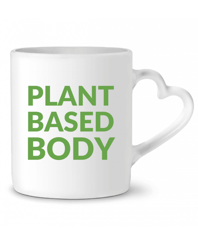 Mug coeur Plant based body par Bichette