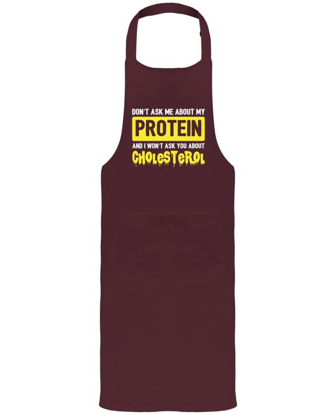 Tablier avec poches Protein cholesterol par Bichette