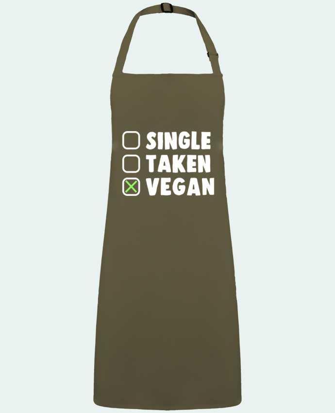 Apron no Pocket Single Taken Vegan by  Bichette