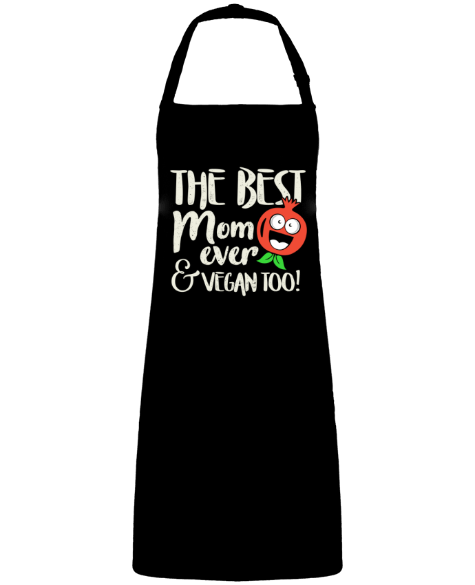 Apron no Pocket The best mom ever & vegan too by  Bichette