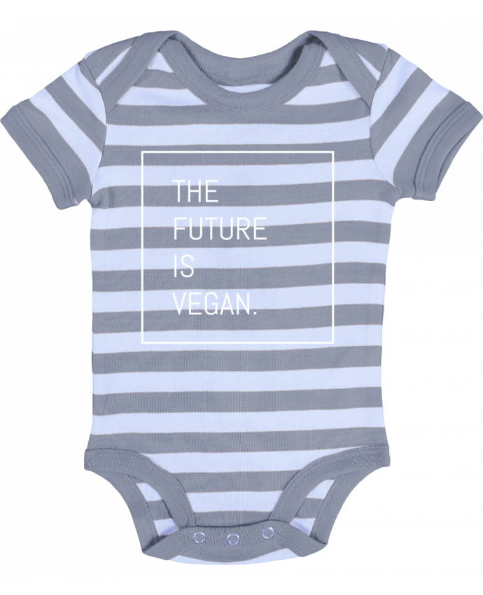 Baby Body striped The future is vegan. - Bichette