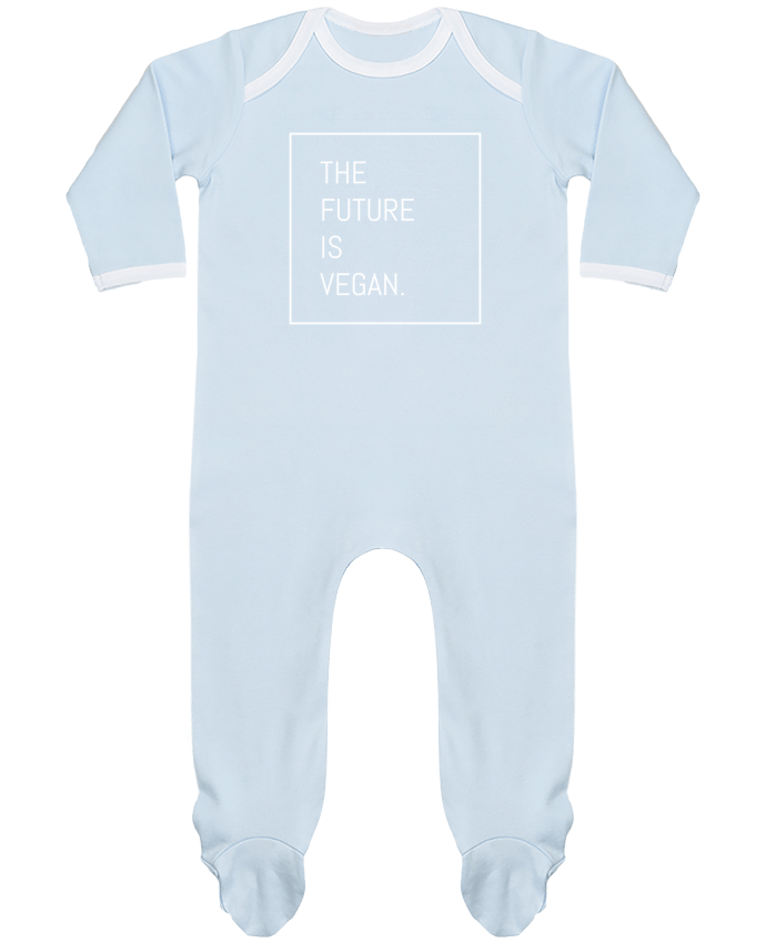 Body Pyjama Bébé The future is vegan. par Bichette
