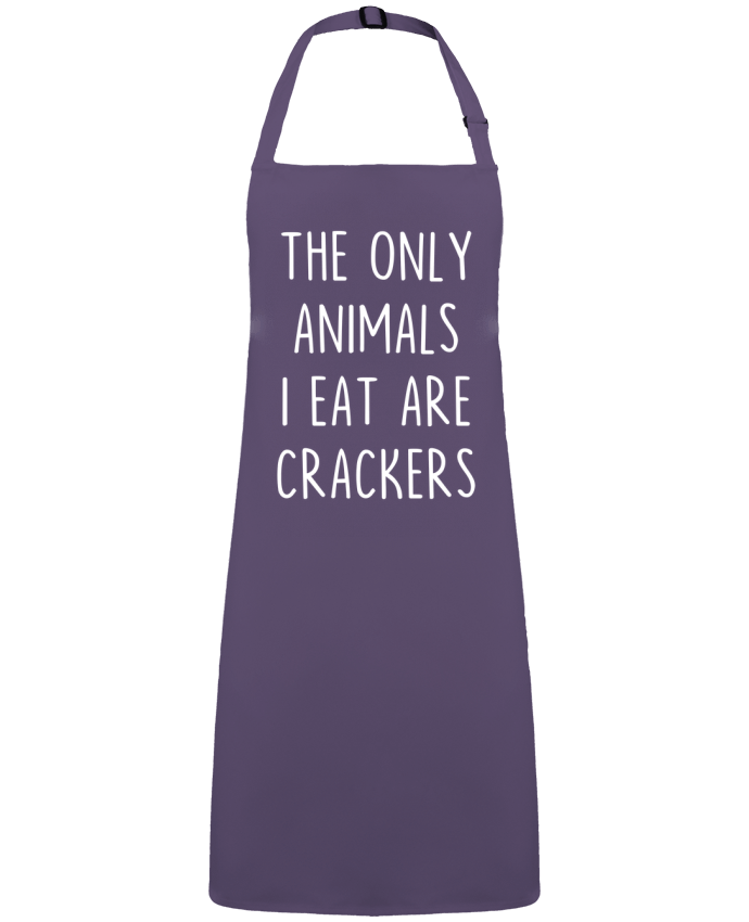 Tablier The only animals I eat are crackers par  Bichette