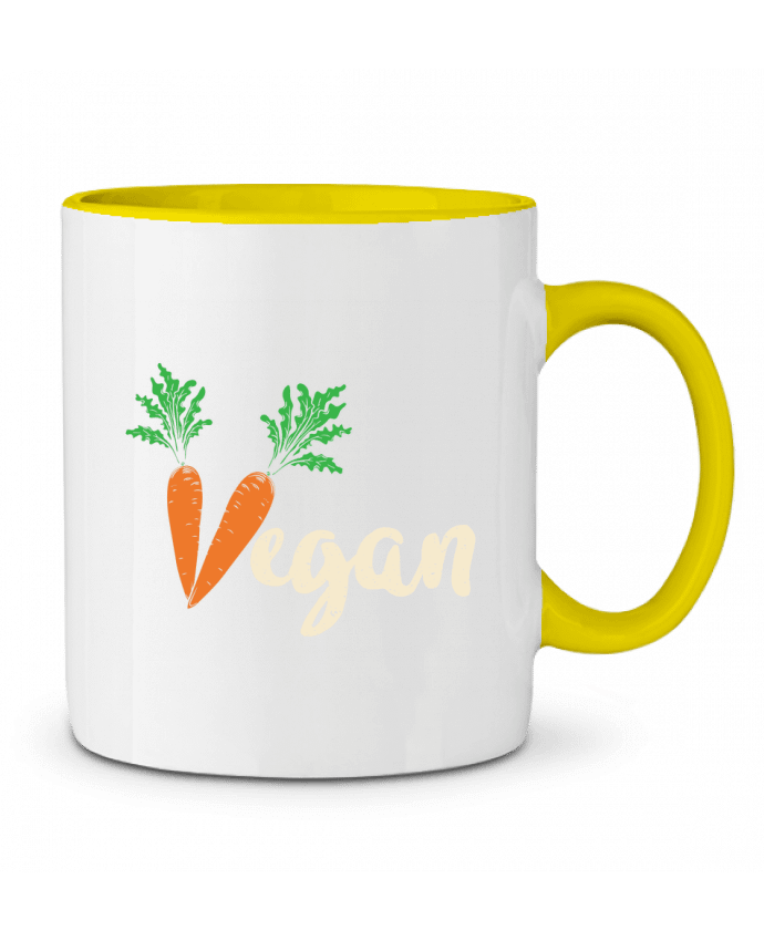 Two-tone Ceramic Mug Vegan carrot Bichette