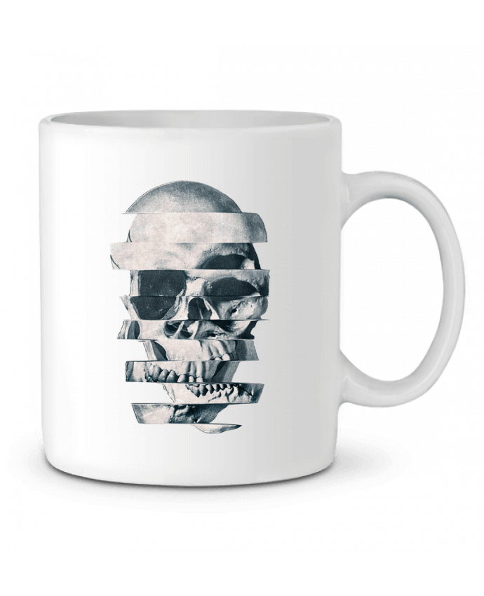 Mug  Glitch Skull Mono par ali_gulec