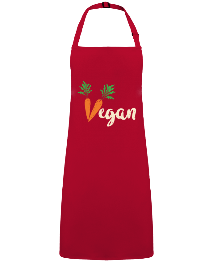 Tablier Vegan carrot par  Bichette