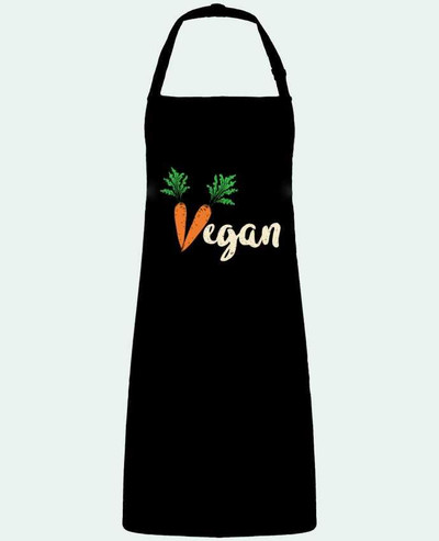Tablier Vegan carrot par  Bichette