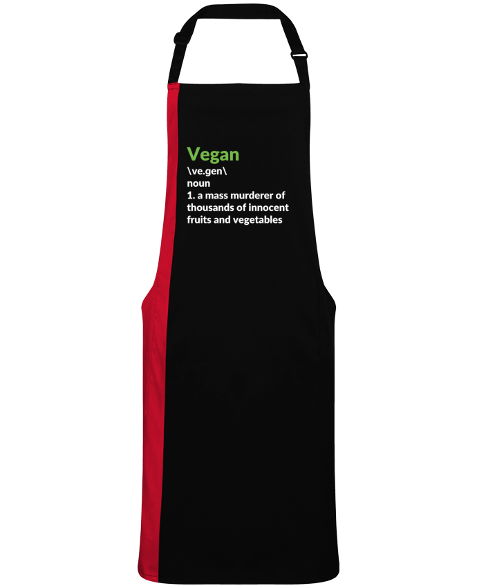 Tablier bicolore Vegan definition 2 par  Bichette