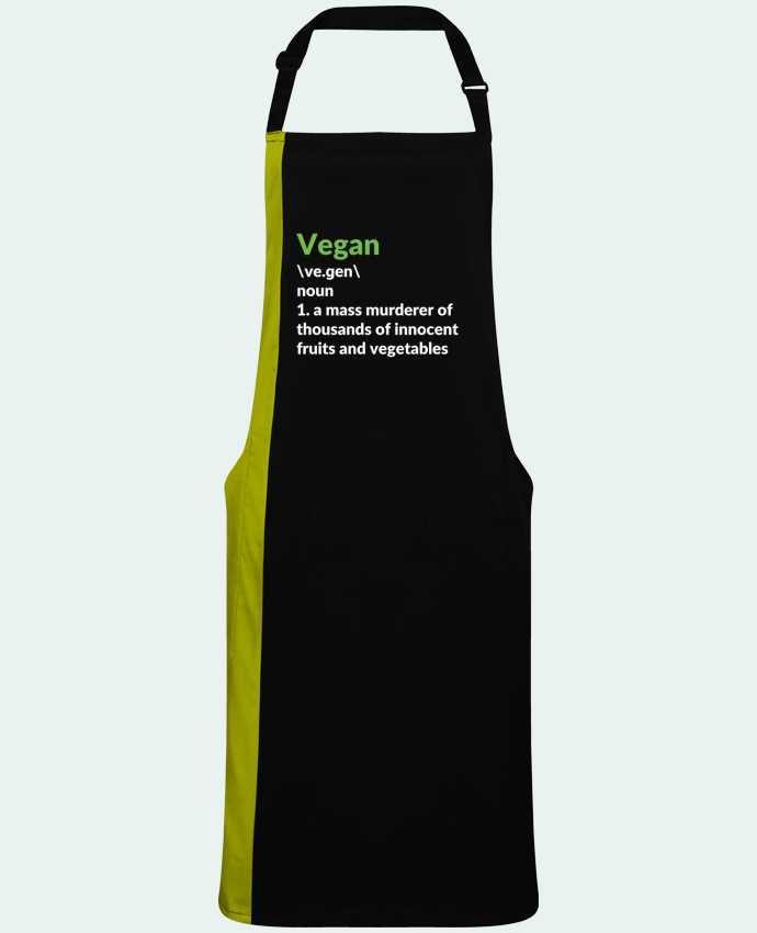 Two-tone long Apron Vegan definition 2 by  Bichette