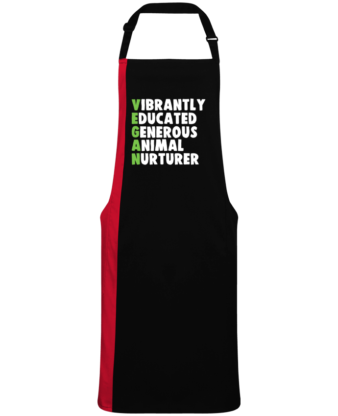 Tablier bicolore Vegan vibrantly par  Bichette