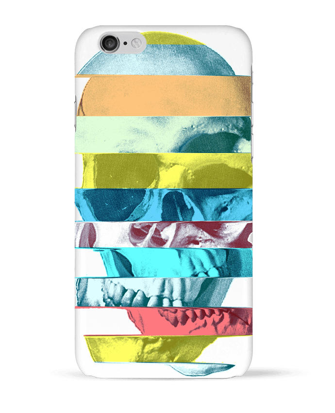 Coque iPhone 6 Glitch Skull par ali_gulec