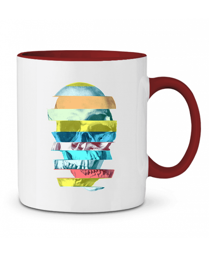 Mug bicolore Glitch Skull ali_gulec