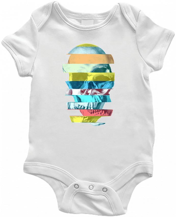 Baby Body Glitch Skull by ali_gulec