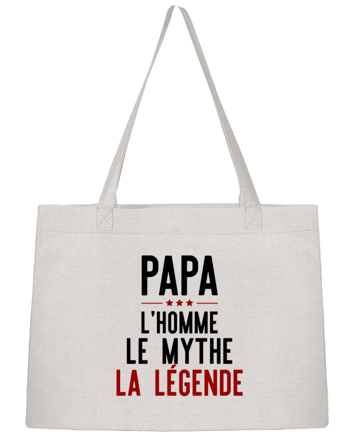 Shopping tote bag Stanley Stella Papa la légende cadeau by Original t-shirt