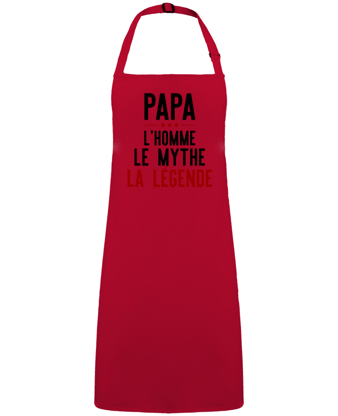 Tablier Papa la légende cadeau par  Original t-shirt