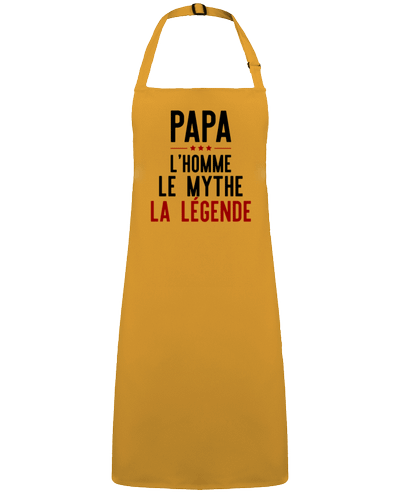 Tablier Papa la légende cadeau par  Original t-shirt