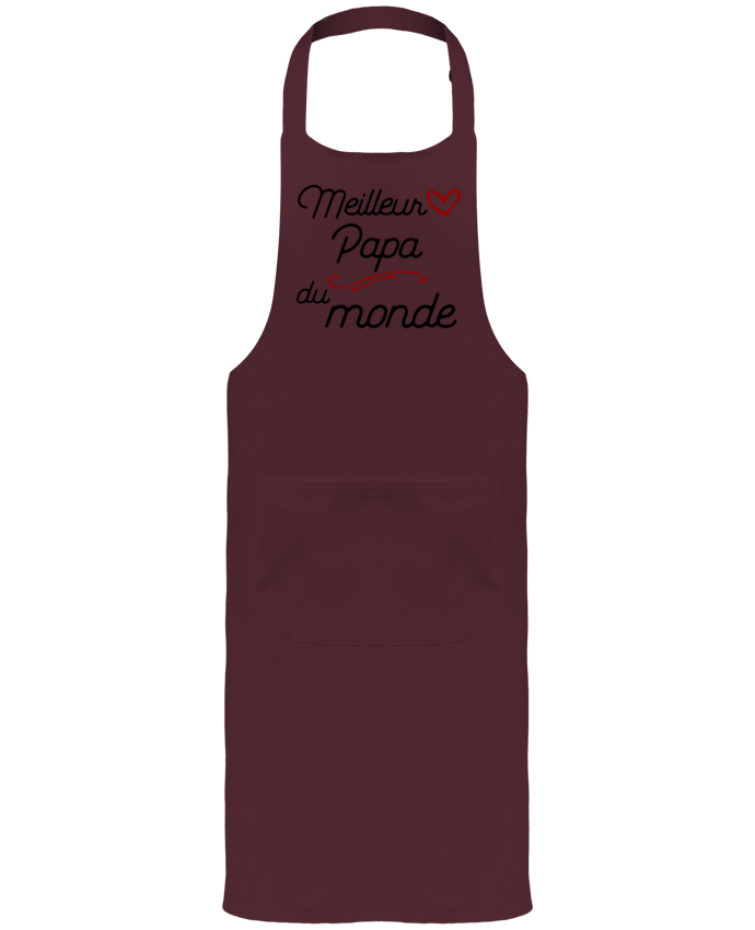 Tablier avec poches Meilleur papa du monde par Original t-shirt