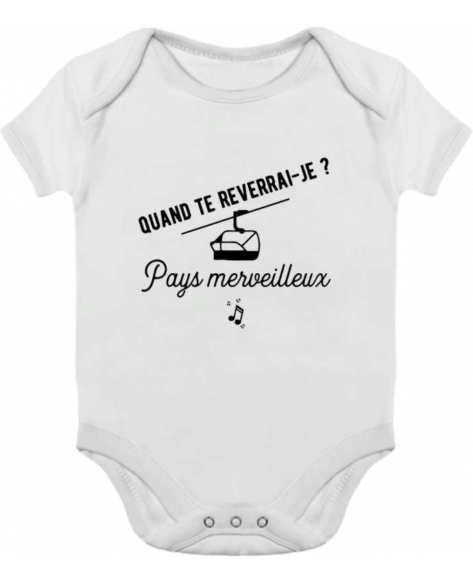 Body Bebé Contraste Pays merveilleux humour por Original t-shirt
