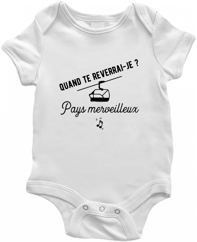 Body bébé Pays merveilleux humour par Original t-shirt