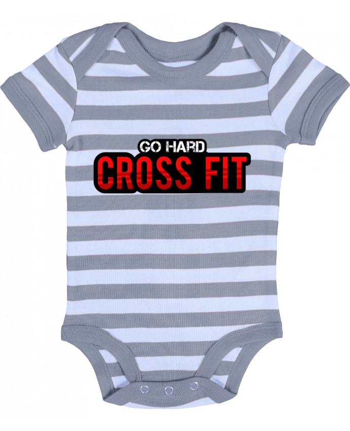 Baby Body striped Go Hard ! Crossfit - tunetoo