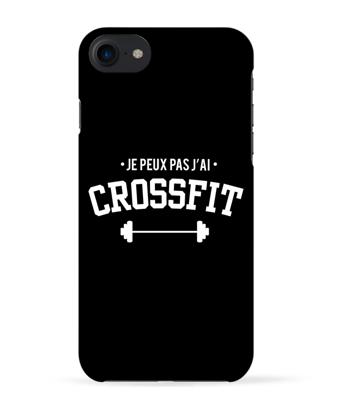 Case 3D iPhone 7 Je peux pas j'ai crossfit de tunetoo