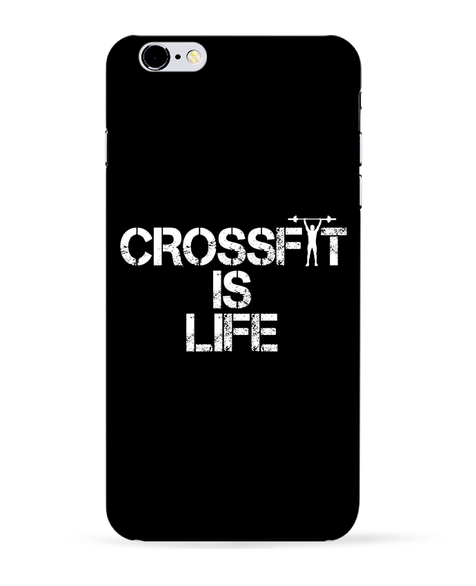 Case 3D iPhone 6+ Crossfit is life de tunetoo