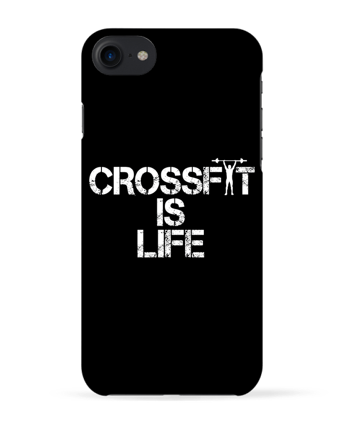 COQUE 3D Iphone 7 Crossfit is life de tunetoo