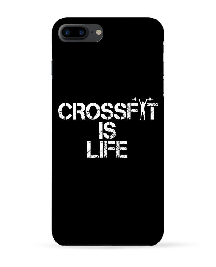 Case 3D iPhone 7+ Crossfit is life by tunetoo