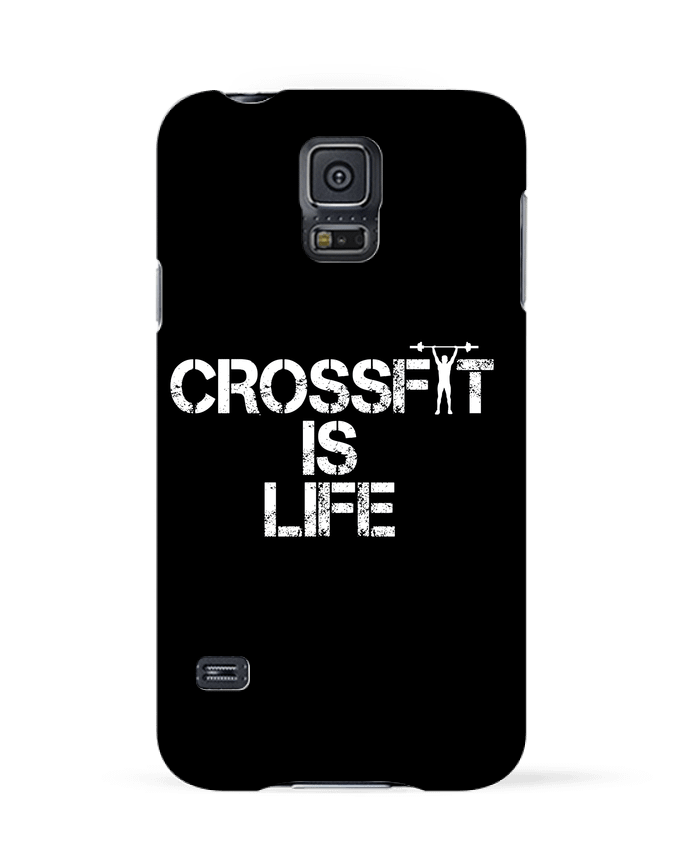 Case 3D Samsung Galaxy S5 Crossfit is life by tunetoo