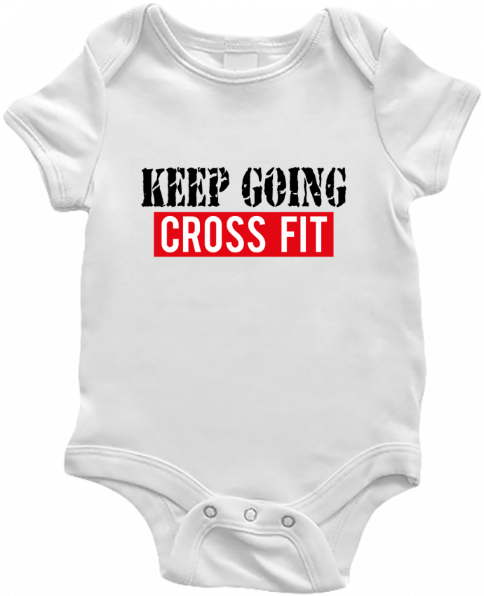 Body bébé Keep going ! Crossfit par tunetoo