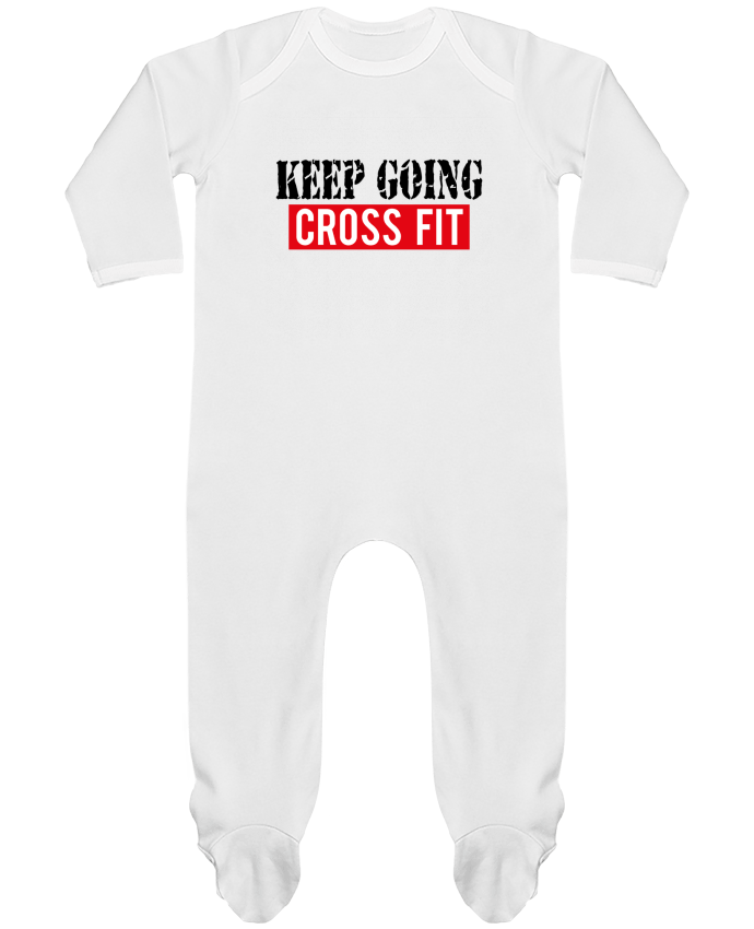 Body Pyjama Bébé Keep going ! Crossfit par tunetoo