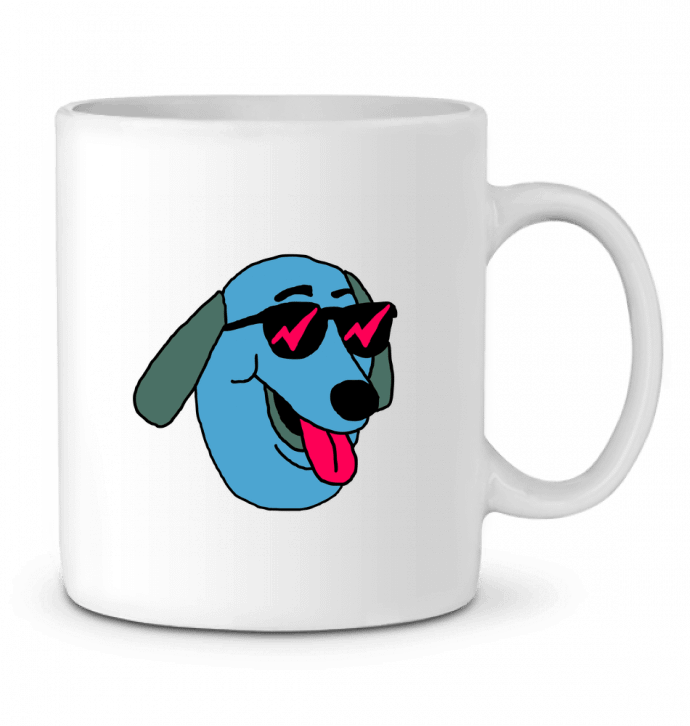 Ceramic Mug Bluedog by Nick cocozza