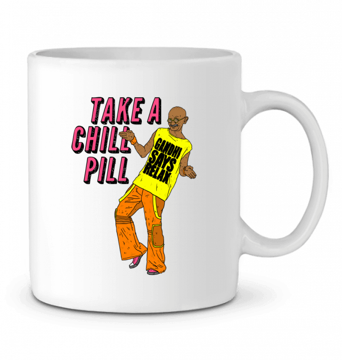 Ceramic Mug Chill Pill by Nick cocozza