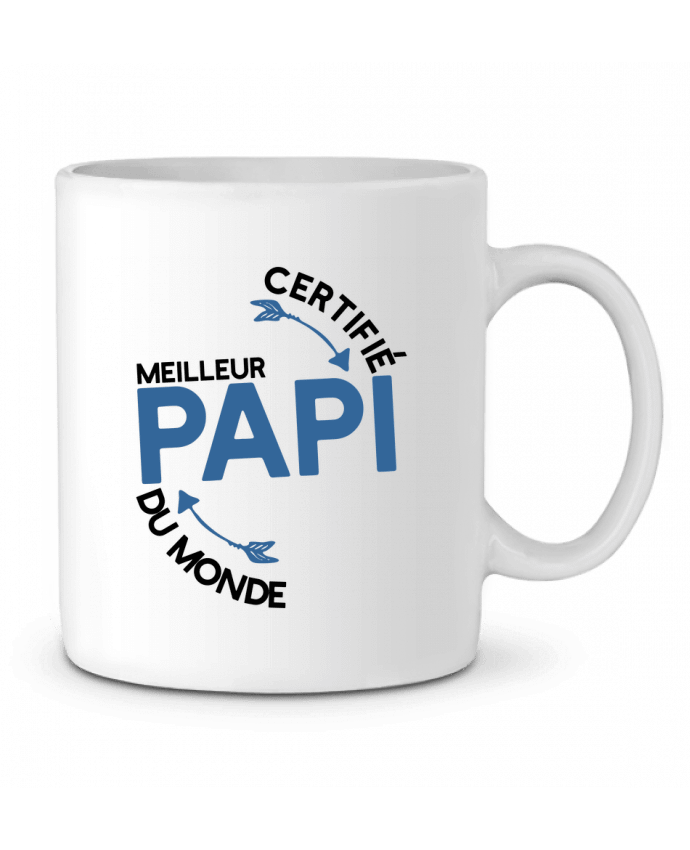 Ceramic Mug Certifié meilleur papi cadeau by Original t-shirt