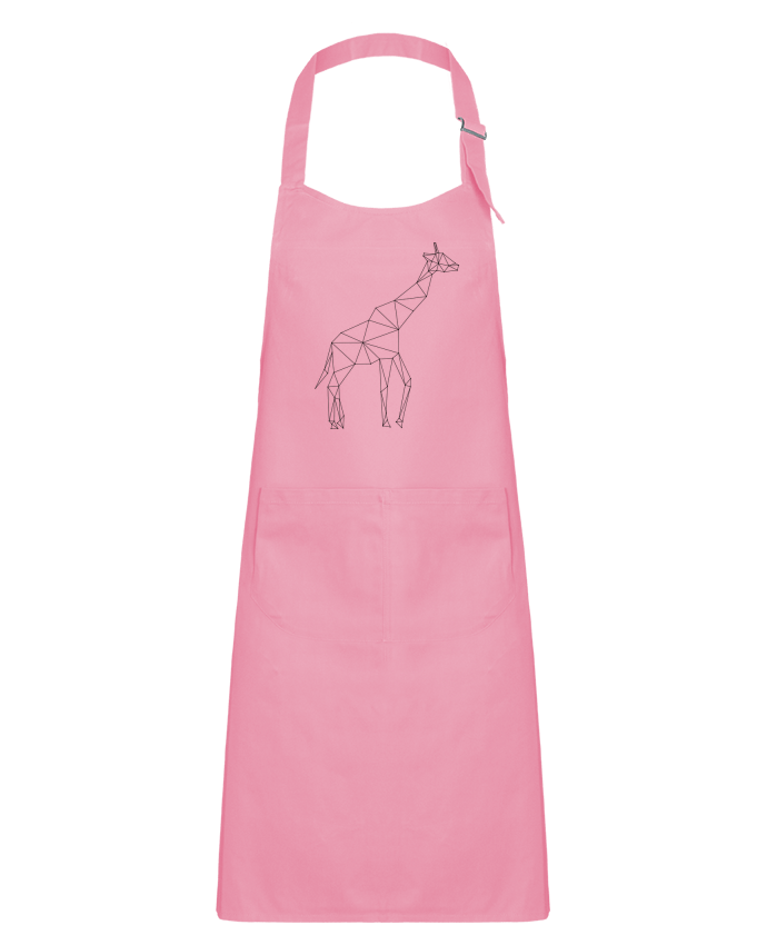 Kids chef pocket apron Giraffe origami by /wait-design