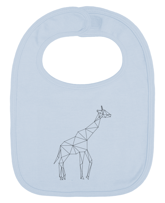 Bavoir bébé uni Giraffe origami par /wait-design