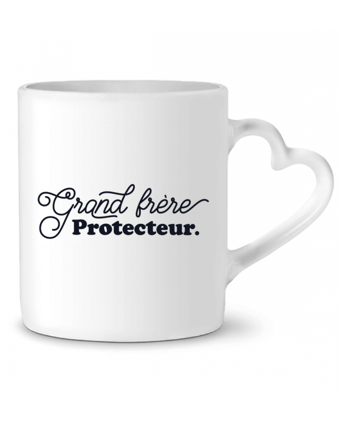 Taza Corazón Grand frère protecteur por tunetoo