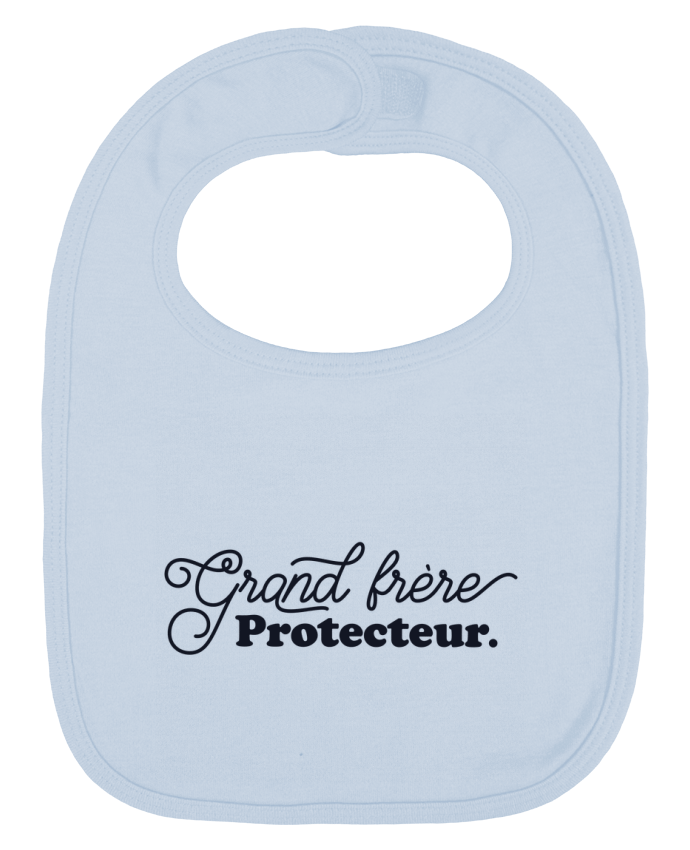 Bavoir bébé uni Grand frère protecteur par tunetoo