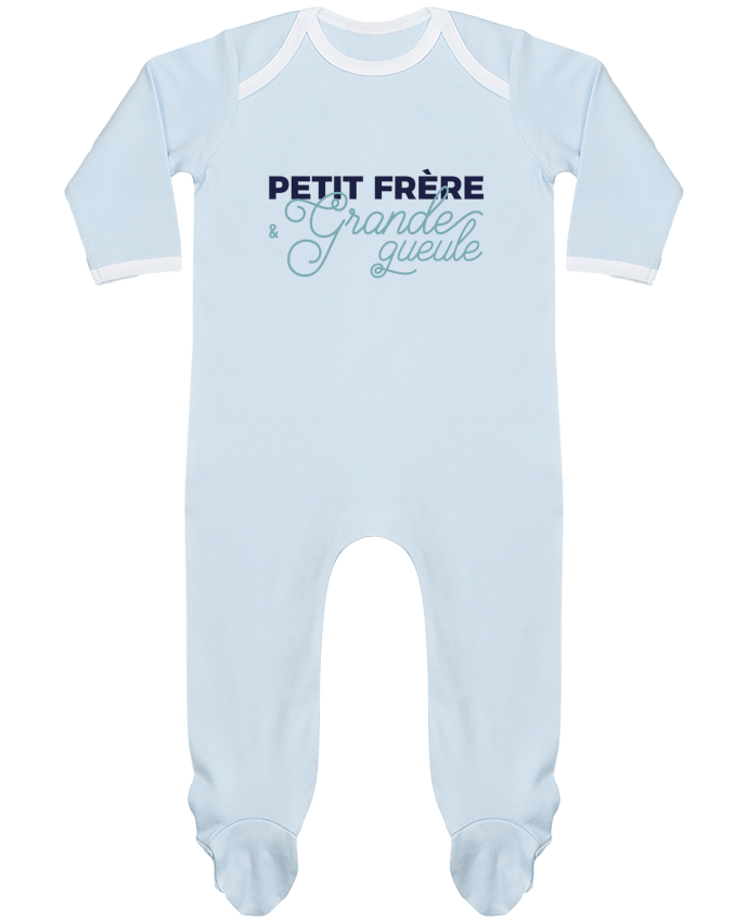 Body Pyjama Bébé Petit frère et grande gueule par tunetoo