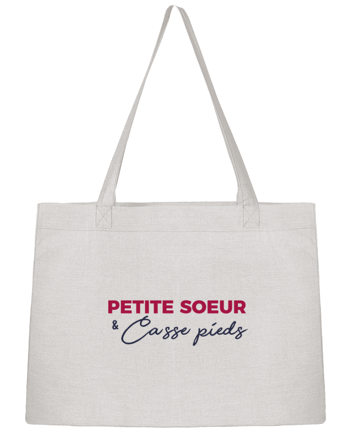 Shopping tote bag Stanley Stella Petite sœur et casse pieds by tunetoo