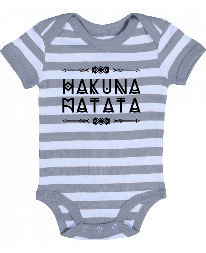 Body Bebé a Rayas hakuna matata - DesignMe